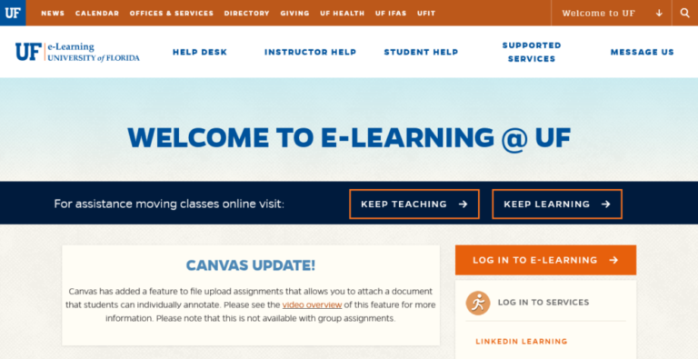 UF Canvas: A Guide to the UF eLearning Portal in 2021