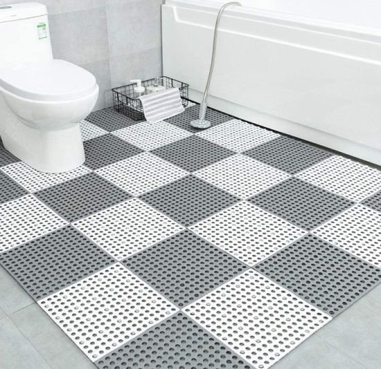 slippery bathroom tiles