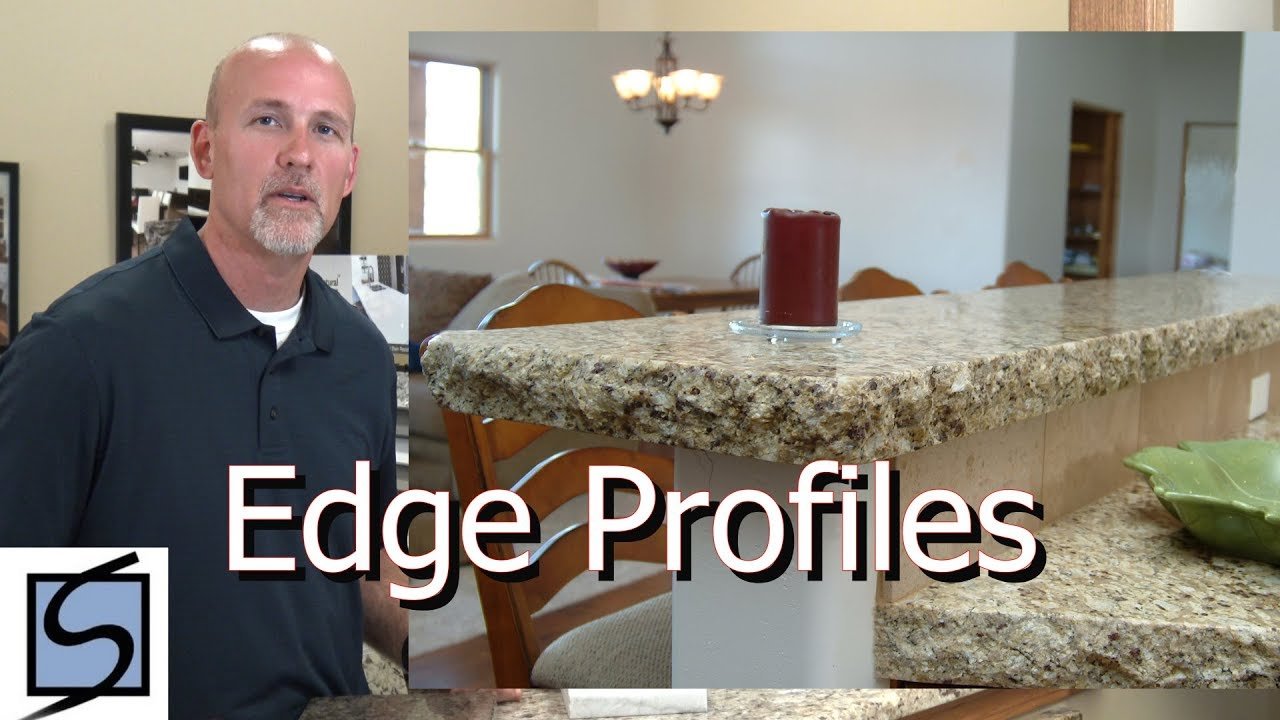 What are the different types of edges of granite?
