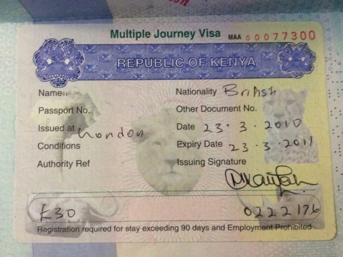 india tourist visa kenya
