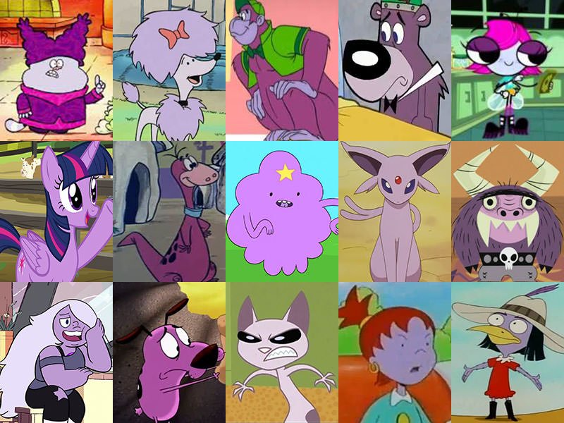 The 30 Most Iconic Purple Cartoon Characters of 2023