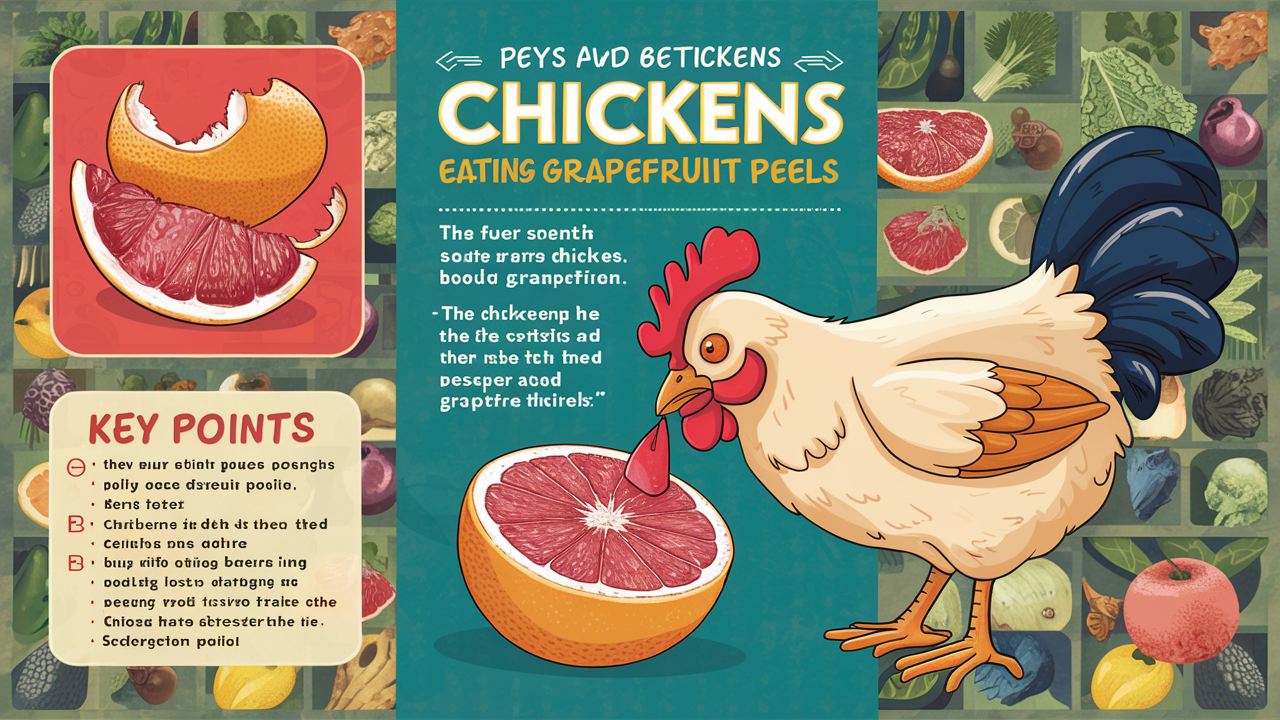 Can Chickens Eat Grapefruit Peels