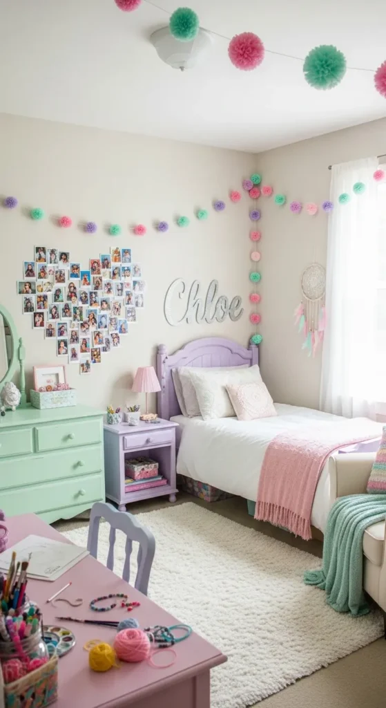 Sweet Pastel Girl Bedroom Ideas
