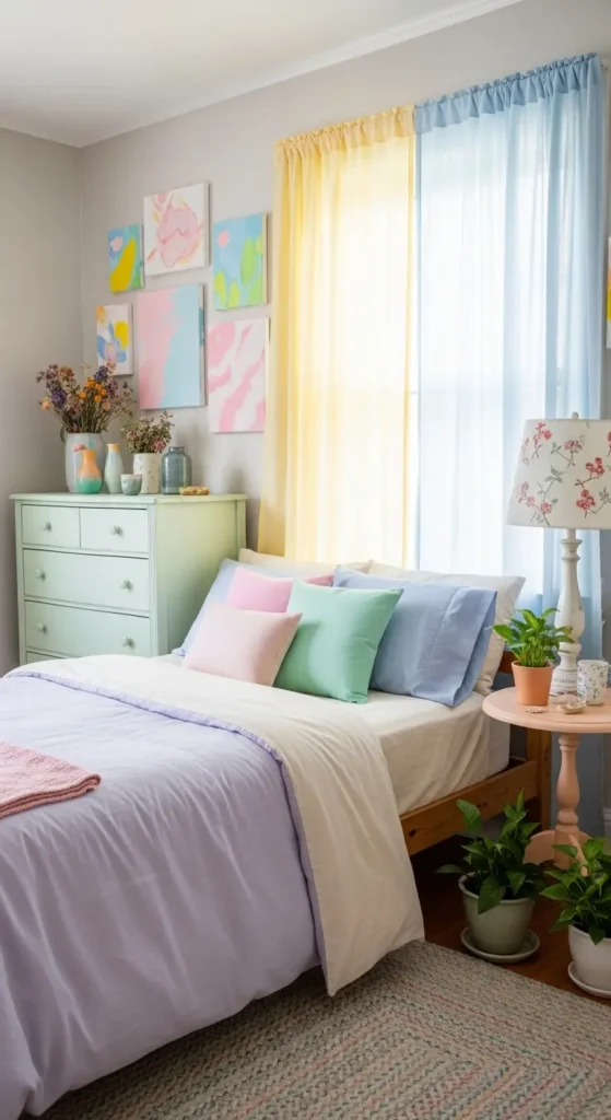 Sweet Pastel Girl Bedroom Ideas
