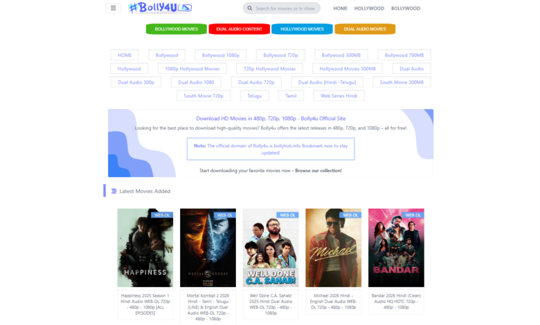 Bolly4u: Everything You Need to Know About the Popular Movie Download Website
